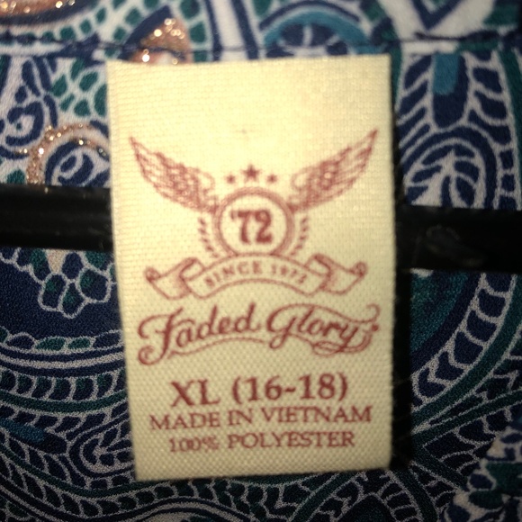 Faded Glory Boho XL top - Picture 5 of 5